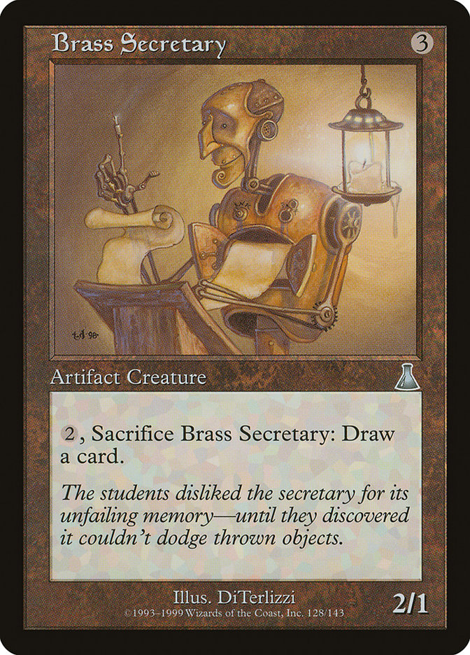 Brass Secretary [Urza's Destiny] | Grognard Games