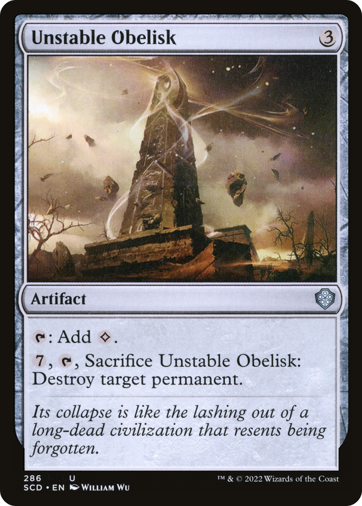 Unstable Obelisk [Starter Commander Decks] | Grognard Games