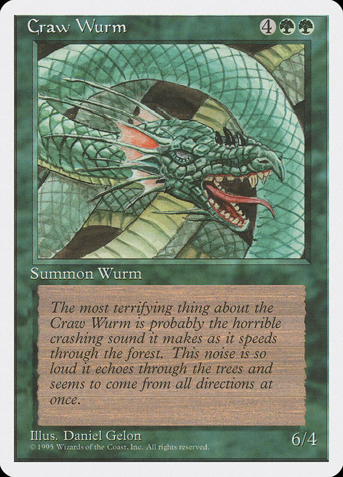 Craw Wurm [Fourth Edition] | Grognard Games