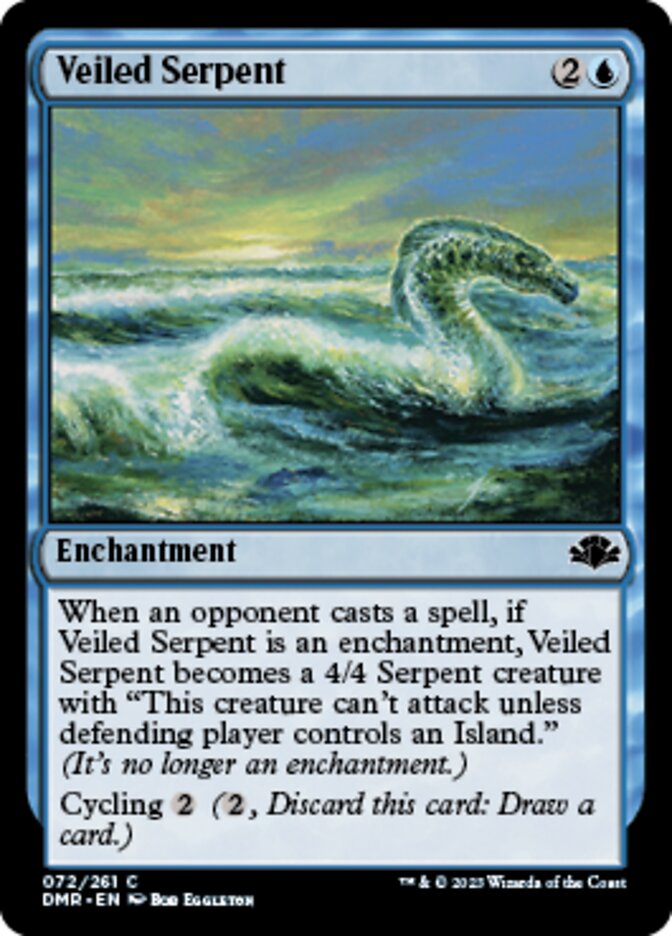 Veiled Serpent [Dominaria Remastered] | Grognard Games