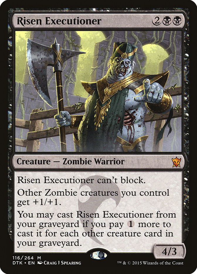 Risen Executioner [Dragons of Tarkir] | Grognard Games