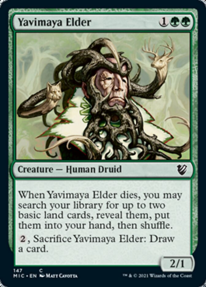 Yavimaya Elder [Innistrad: Midnight Hunt Commander] | Grognard Games