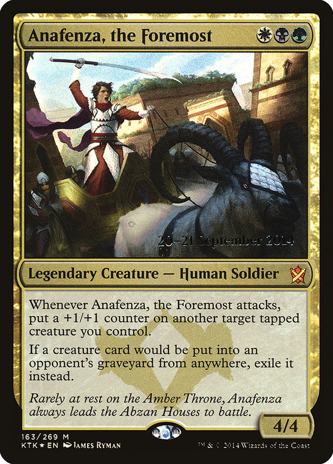 Anafenza, the Foremost  [Khans of Tarkir Prerelease Promos] | Grognard Games
