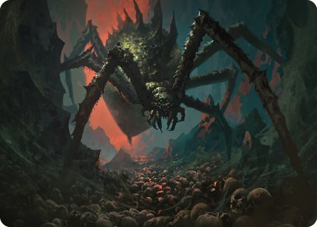 Shelob, Child of Ungoliant Art Card [The Lord of the Rings: Tales of Middle-earth Art Series] | Grognard Games