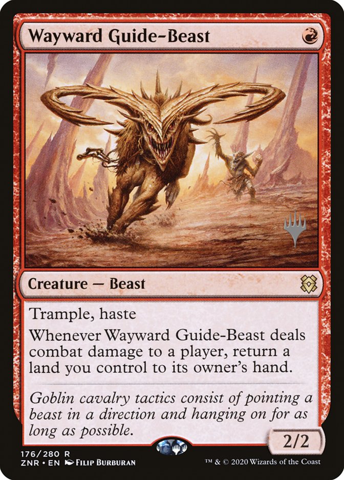 Wayward Guide-Beast (Promo Pack) [Zendikar Rising Promos] | Grognard Games