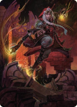 Jaya, Fiery Negotiator Art Card 2 [Dominaria United Art Series] | Grognard Games