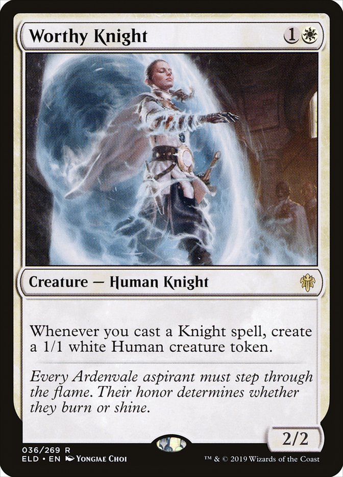 Worthy Knight [Throne of Eldraine] | Grognard Games