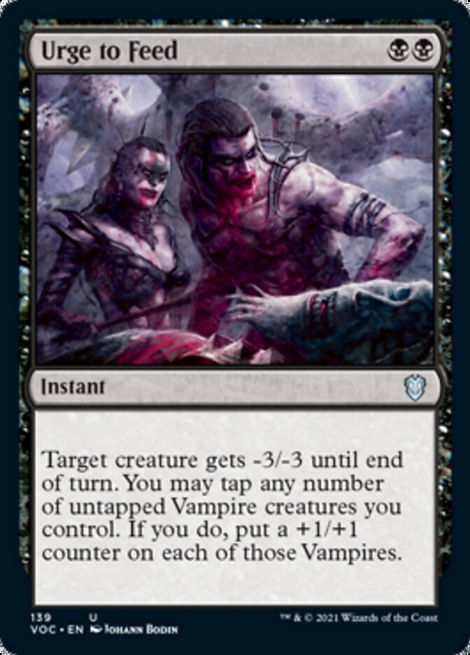 Urge to Feed [Innistrad: Crimson Vow Commander] | Grognard Games