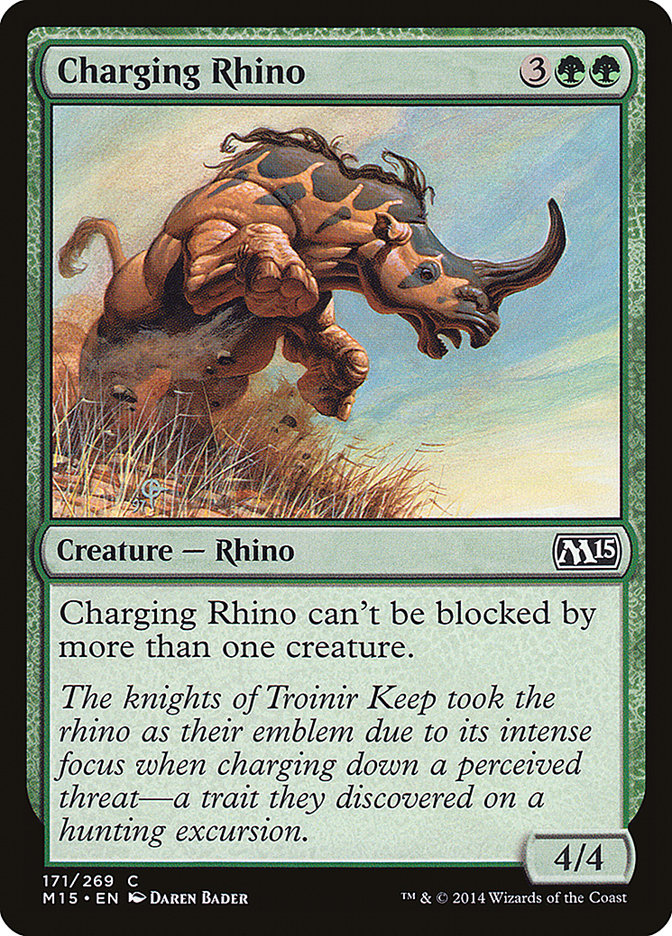 Charging Rhino [Magic 2015] | Grognard Games