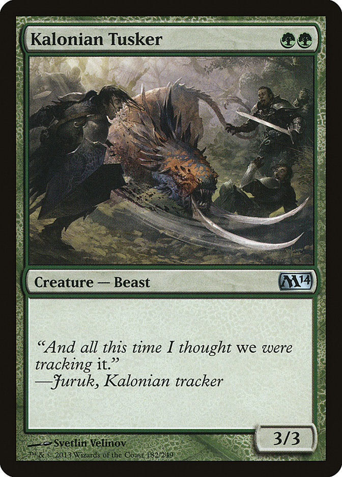 Kalonian Tusker [Magic 2014] | Grognard Games