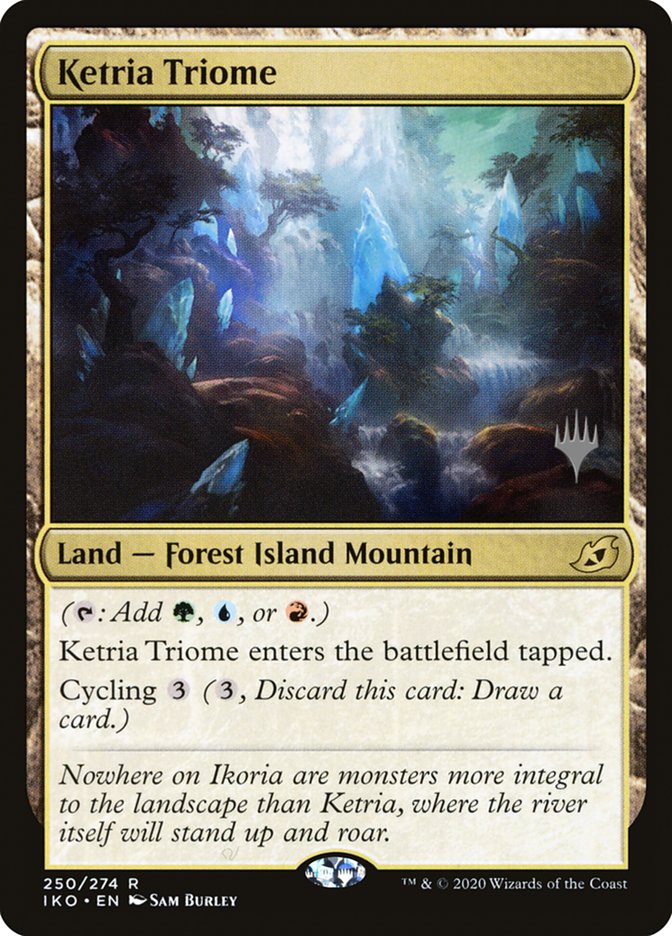 Ketria Triome (Promo Pack) [Ikoria: Lair of Behemoths Promos] | Grognard Games