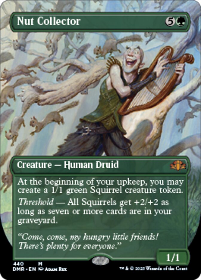 Nut Collector (Borderless Alternate Art) [Dominaria Remastered] | Grognard Games