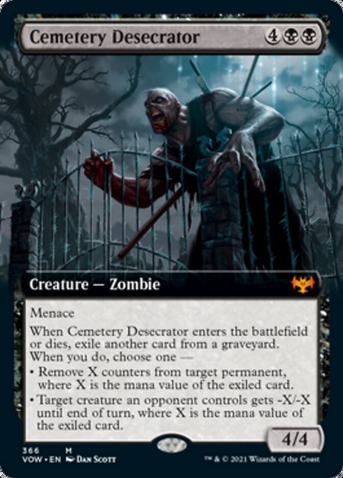 Cemetery Desecrator (Extended) [Innistrad: Crimson Vow] | Grognard Games
