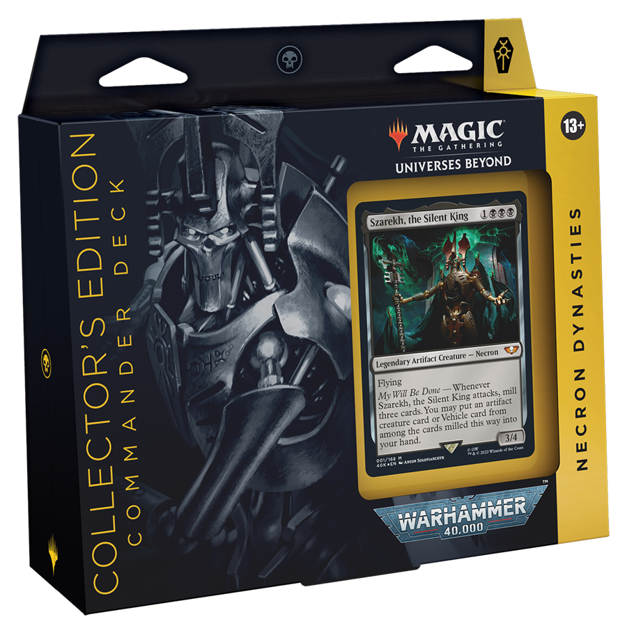 Warhammer 40,000 - Commander Deck (Necron Dynasties - Collector's Edition) | Grognard Games