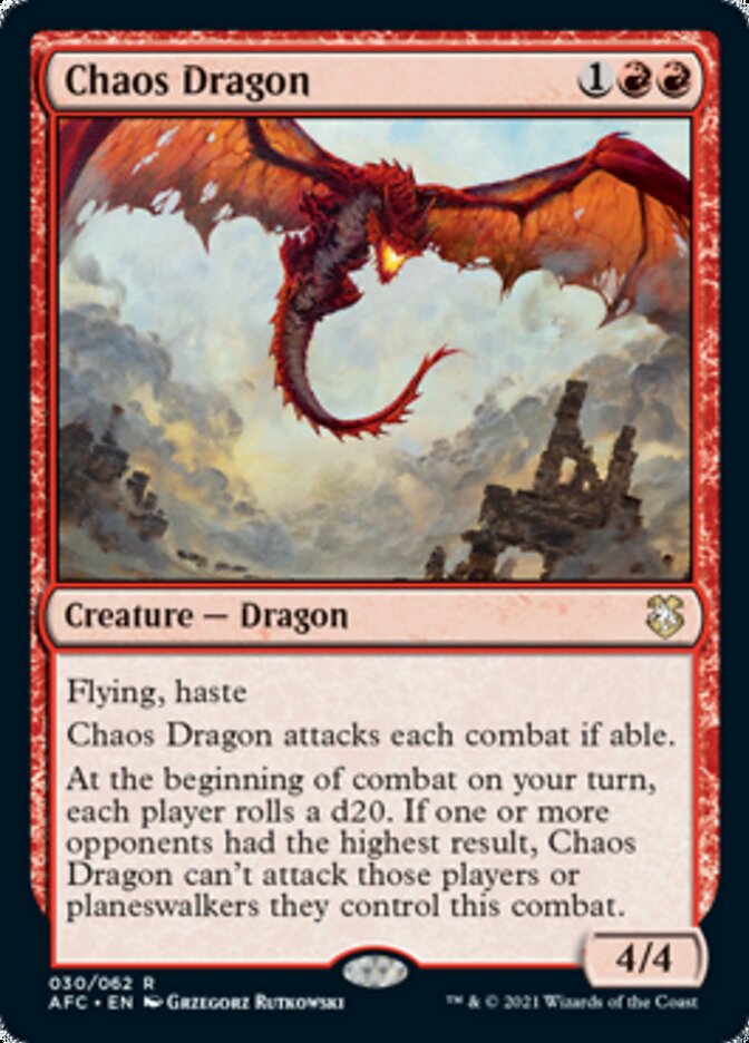 Chaos Dragon [Dungeons & Dragons: Adventures in the Forgotten Realms Commander] | Grognard Games