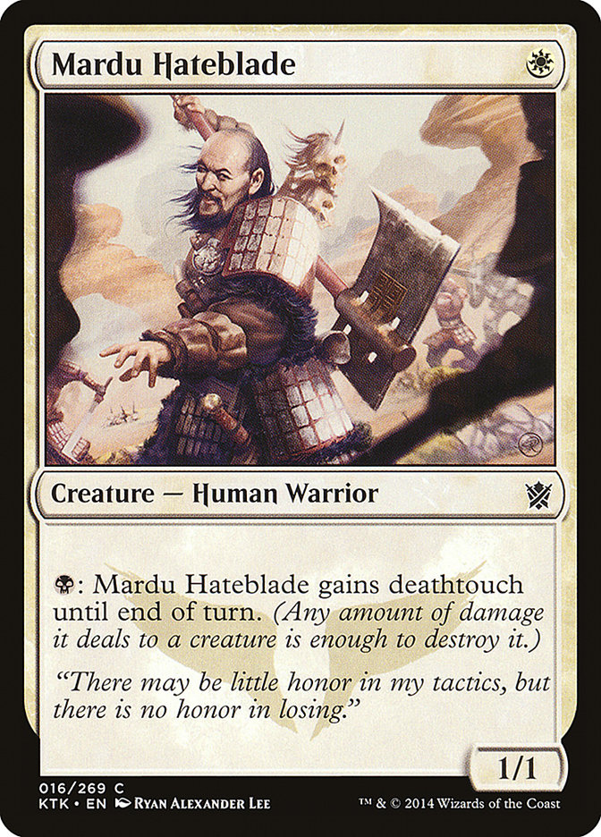 Mardu Hateblade [Khans of Tarkir] | Grognard Games