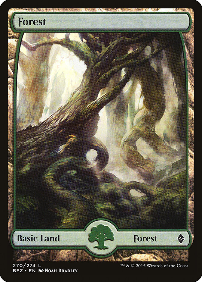 Forest (270) [Battle for Zendikar] | Grognard Games