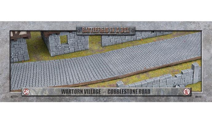 BB592 Wartorn Village Cobblestone Road | Grognard Games