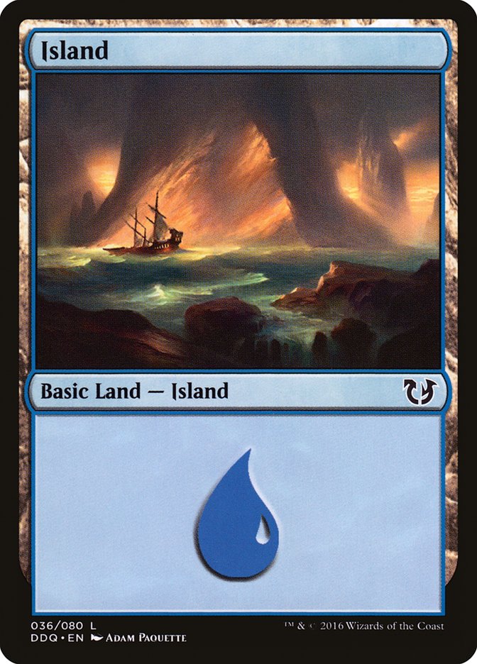 Island (36) [Duel Decks: Blessed vs. Cursed] | Grognard Games