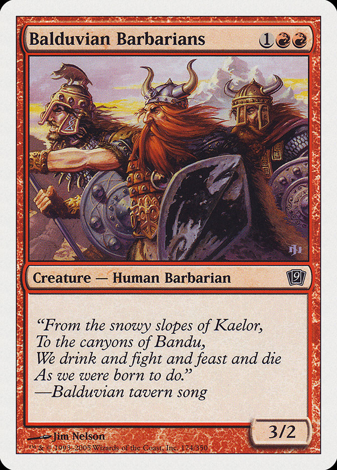 Balduvian Barbarians [Ninth Edition] | Grognard Games