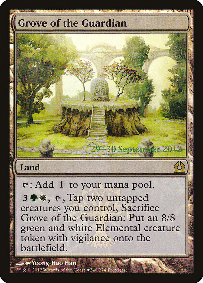 Grove of the Guardian [Return to Ravnica Prerelease Promos] | Grognard Games