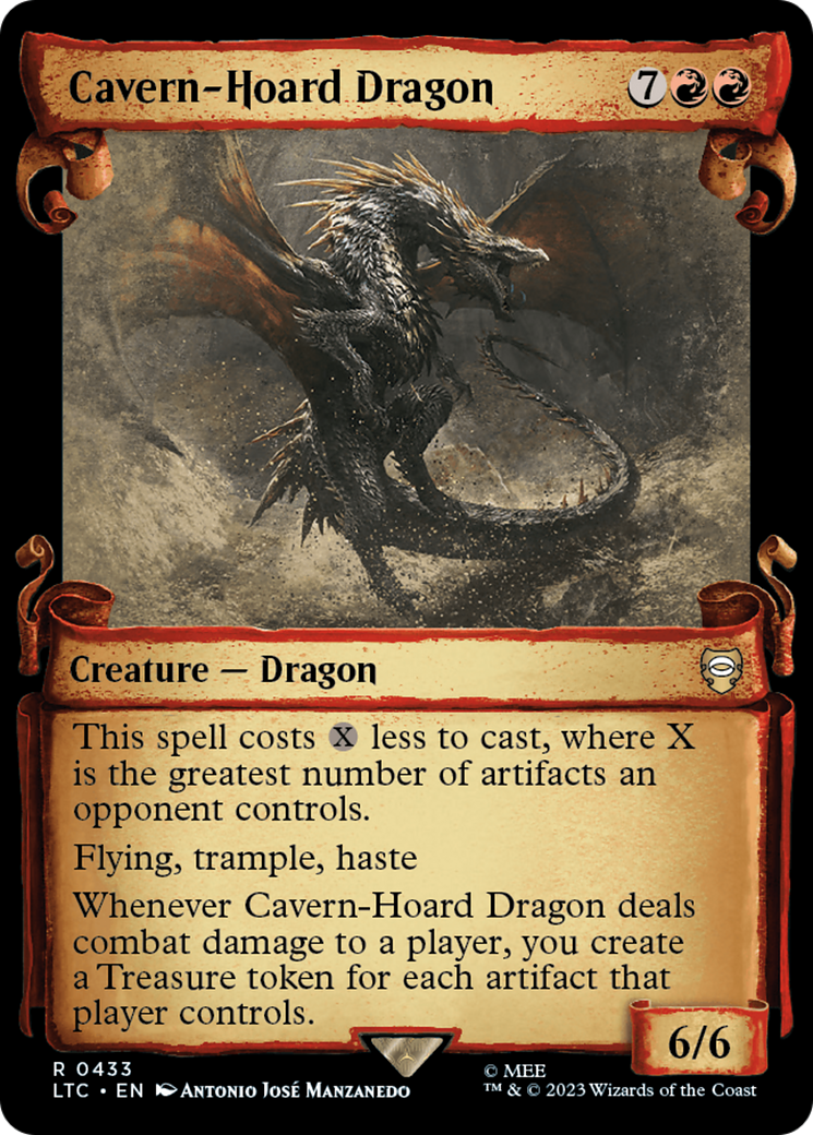 Cavern-Hoard Dragon [The Lord of the Rings: Tales of Middle-Earth Commander Showcase Scrolls] | Grognard Games