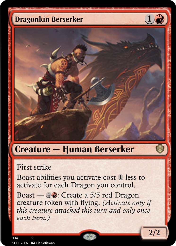 Dragonkin Berserker [Starter Commander Decks] | Grognard Games