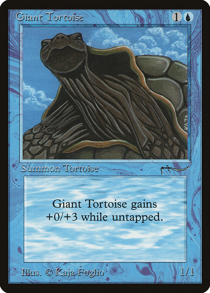 Giant Tortoise (Light Mana Cost) [Arabian Nights] | Grognard Games