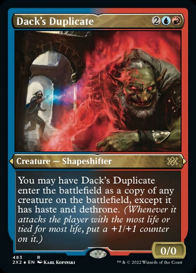 Dack's Duplicate (Foil Etched) [Double Masters 2022] | Grognard Games