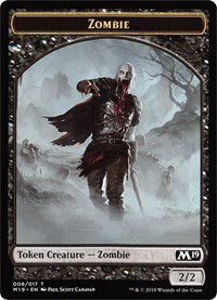 Zombie // Thopter Double-sided Token (Game Night) [Core Set 2019 Tokens] | Grognard Games