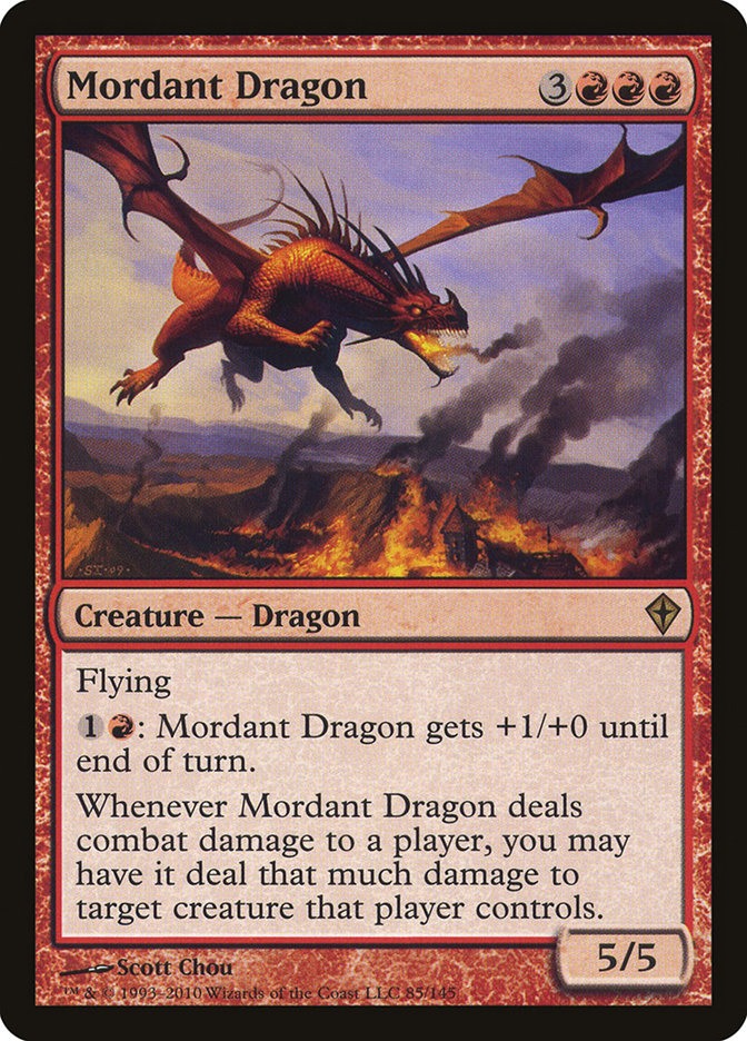 Mordant Dragon [Worldwake] | Grognard Games