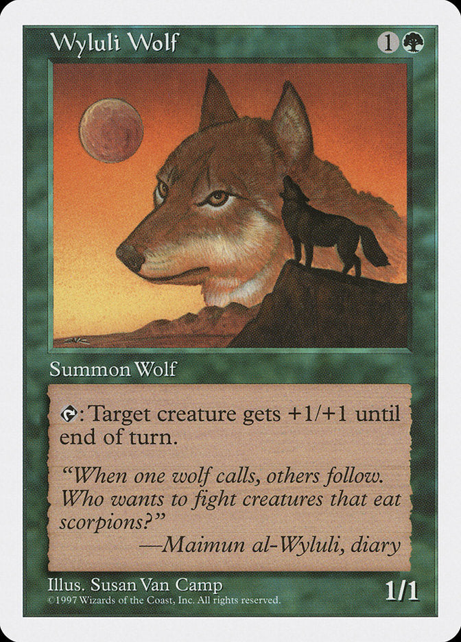 Wyluli Wolf [Fifth Edition] | Grognard Games