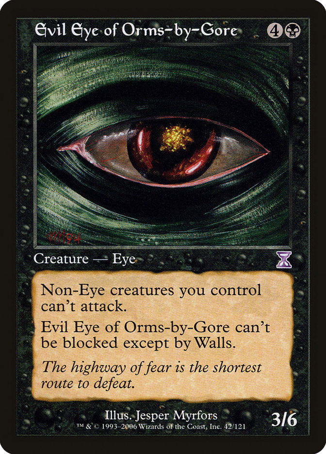 Evil Eye of Orms-by-Gore [Time Spiral Timeshifted] | Grognard Games