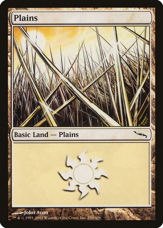 Plains (290) [Mirrodin] | Grognard Games