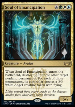 Soul of Emancipation (Promo Pack) [Streets of New Capenna Promos] | Grognard Games