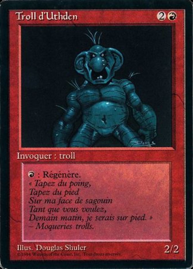 Uthden Troll [Foreign Black Border] | Grognard Games