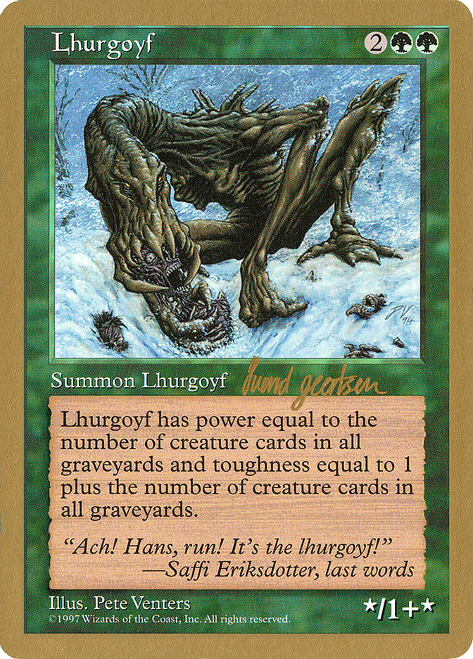 Lhurgoyf (Svend Geertsen) [World Championship Decks 1997] | Grognard Games