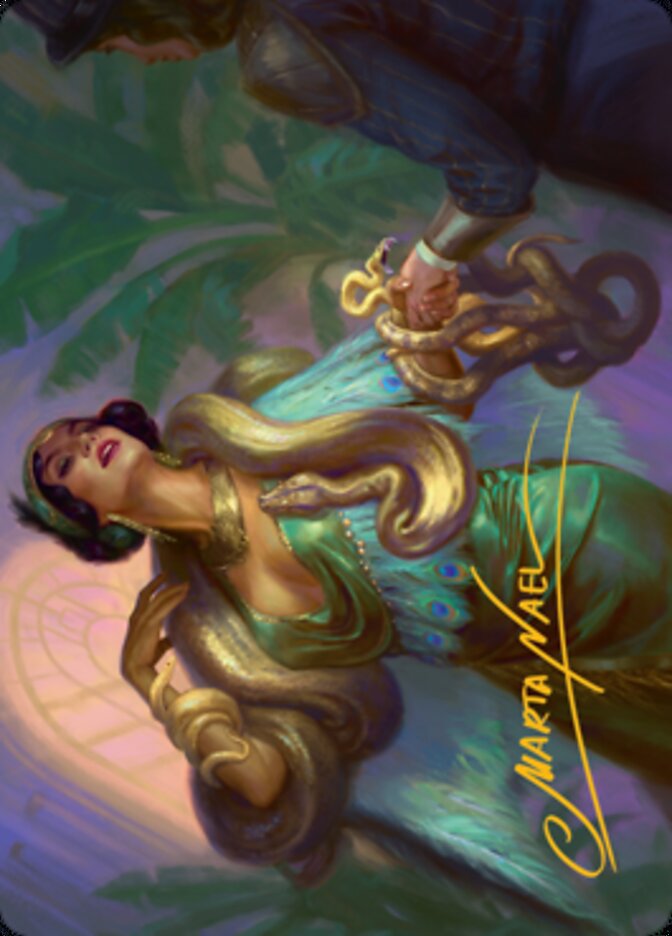 Venom Connoisseur Art Card (Gold-Stamped Signature) [Streets of New Capenna Art Series] | Grognard Games