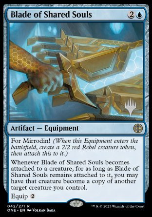 Blade of Shared Souls (Promo Pack) [Phyrexia: All Will Be One Promos] | Grognard Games