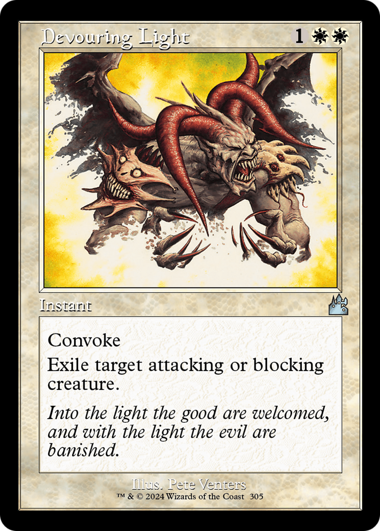 Devouring Light (Retro Frame) [Ravnica Remastered] | Grognard Games