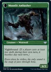 Oakshade Stalker // Moonlit Ambusher [Innistrad: Crimson Vow] | Grognard Games