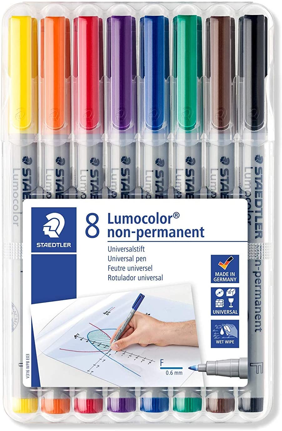 Lumocolor Non-permanent 6 Pack | Grognard Games