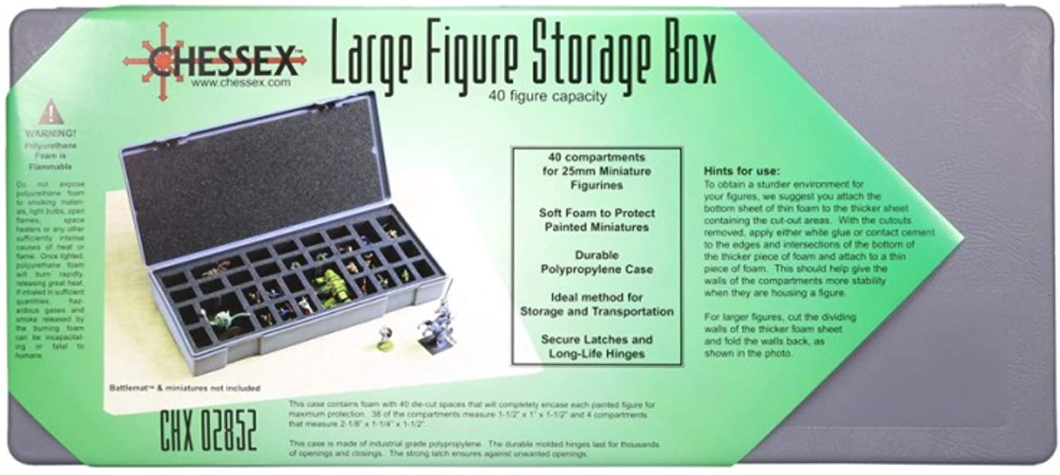 CHX02852 Large Figure Storage Box | Grognard Games