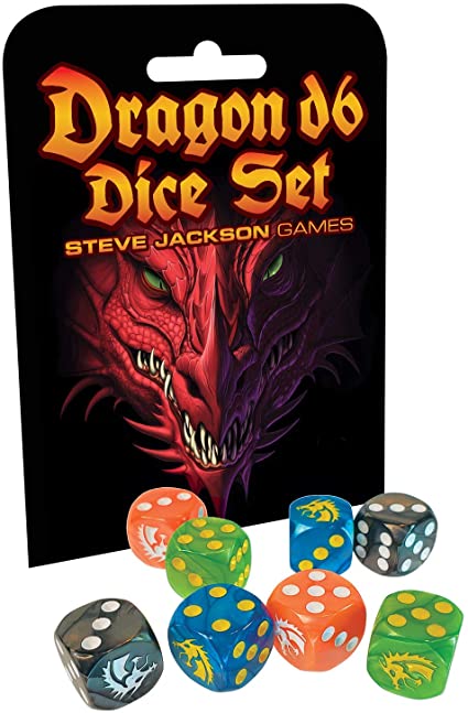 Dragon D6 Dice Set | Grognard Games