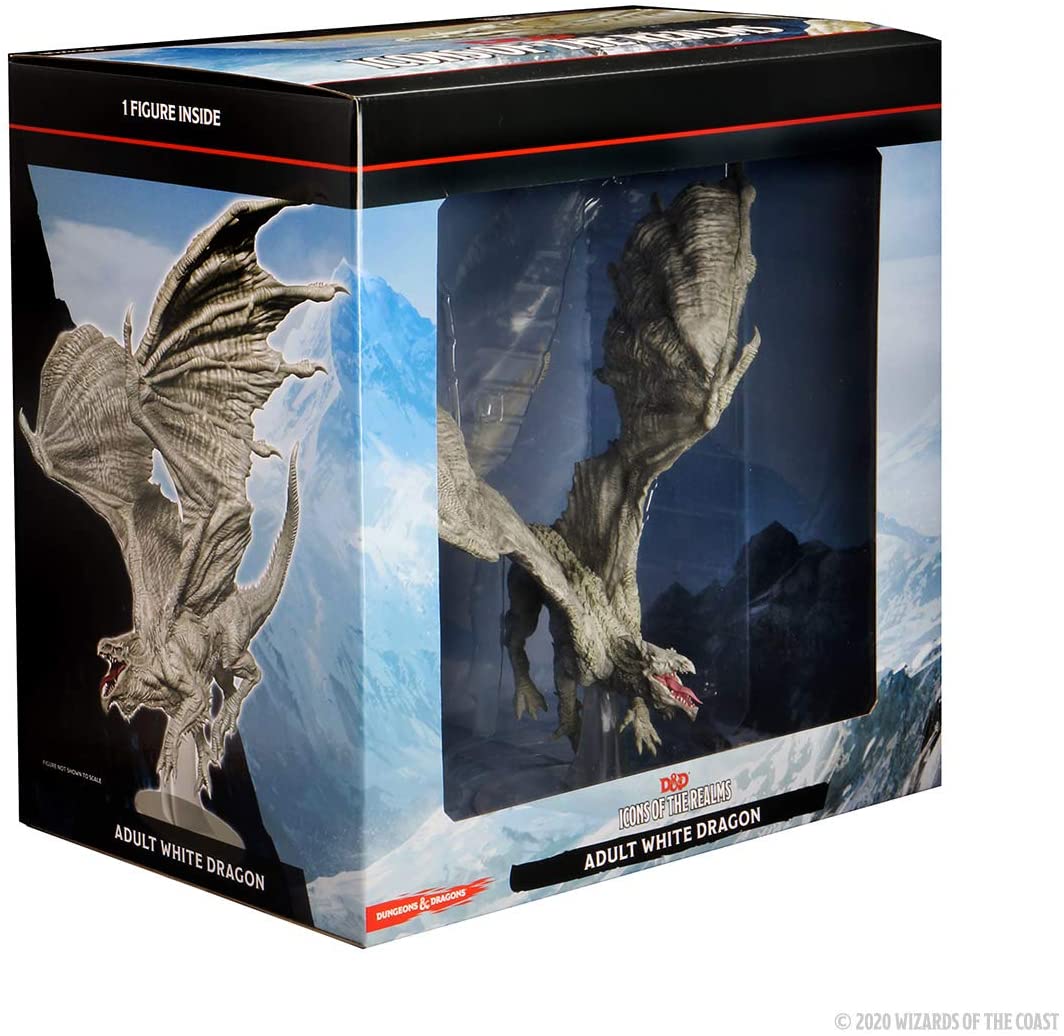 WizKids 960202 D&D: Adult White Dragon | Grognard Games