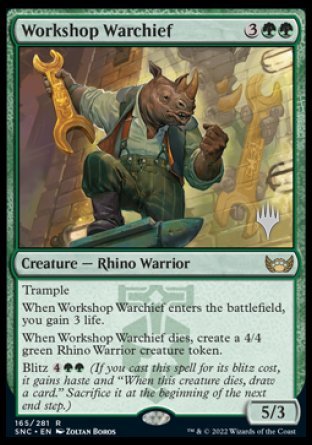 Workshop Warchief (Promo Pack) [Streets of New Capenna Promos] | Grognard Games
