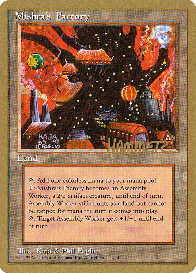 Mishra's Factory (Shawn "Hammer" Regnier) [Pro Tour Collector Set] | Grognard Games