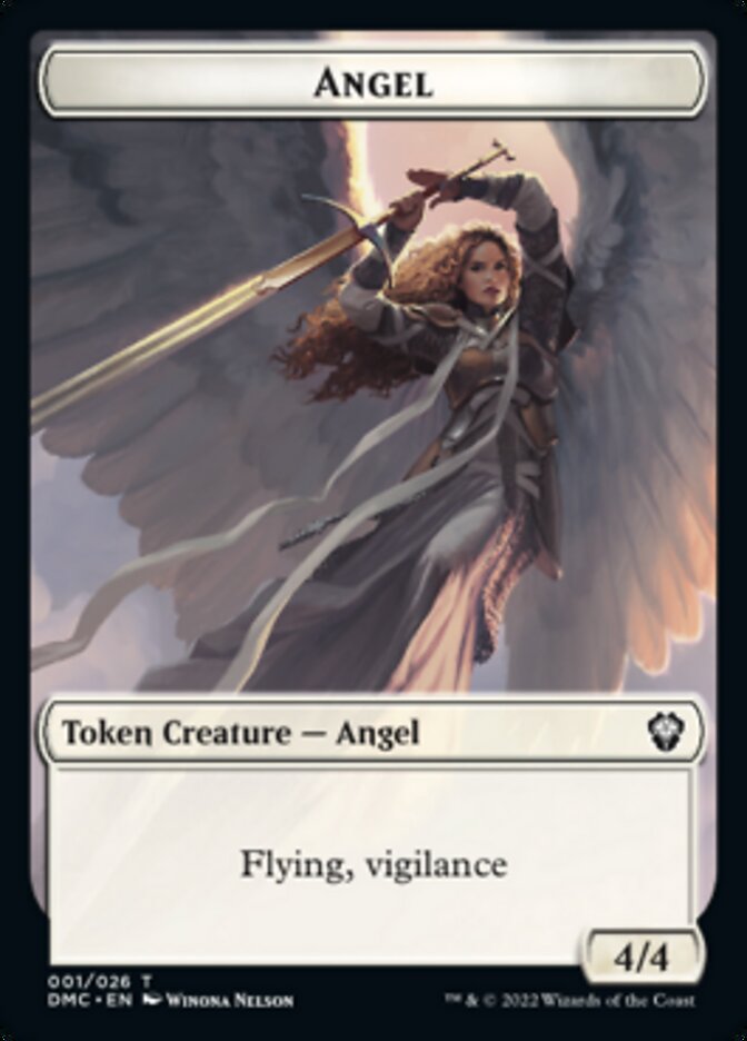 Angel Token [Dominaria United Commander Tokens] | Grognard Games