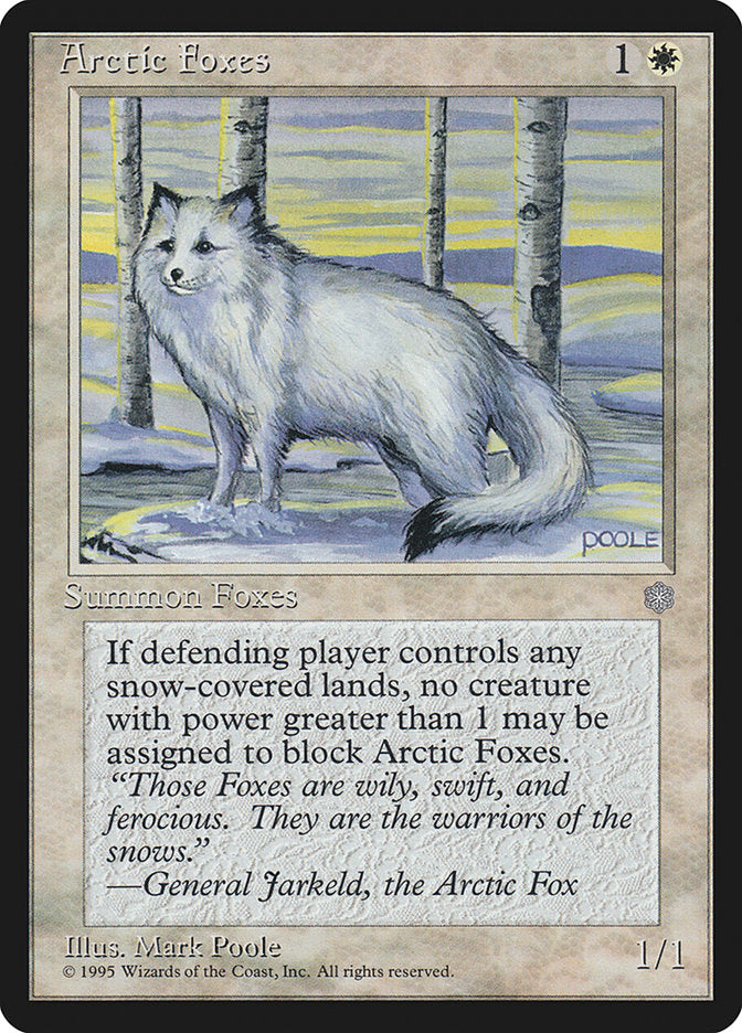 Arctic Foxes [Ice Age] | Grognard Games
