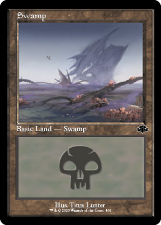 Swamp (406) (Retro) [Dominaria Remastered] | Grognard Games